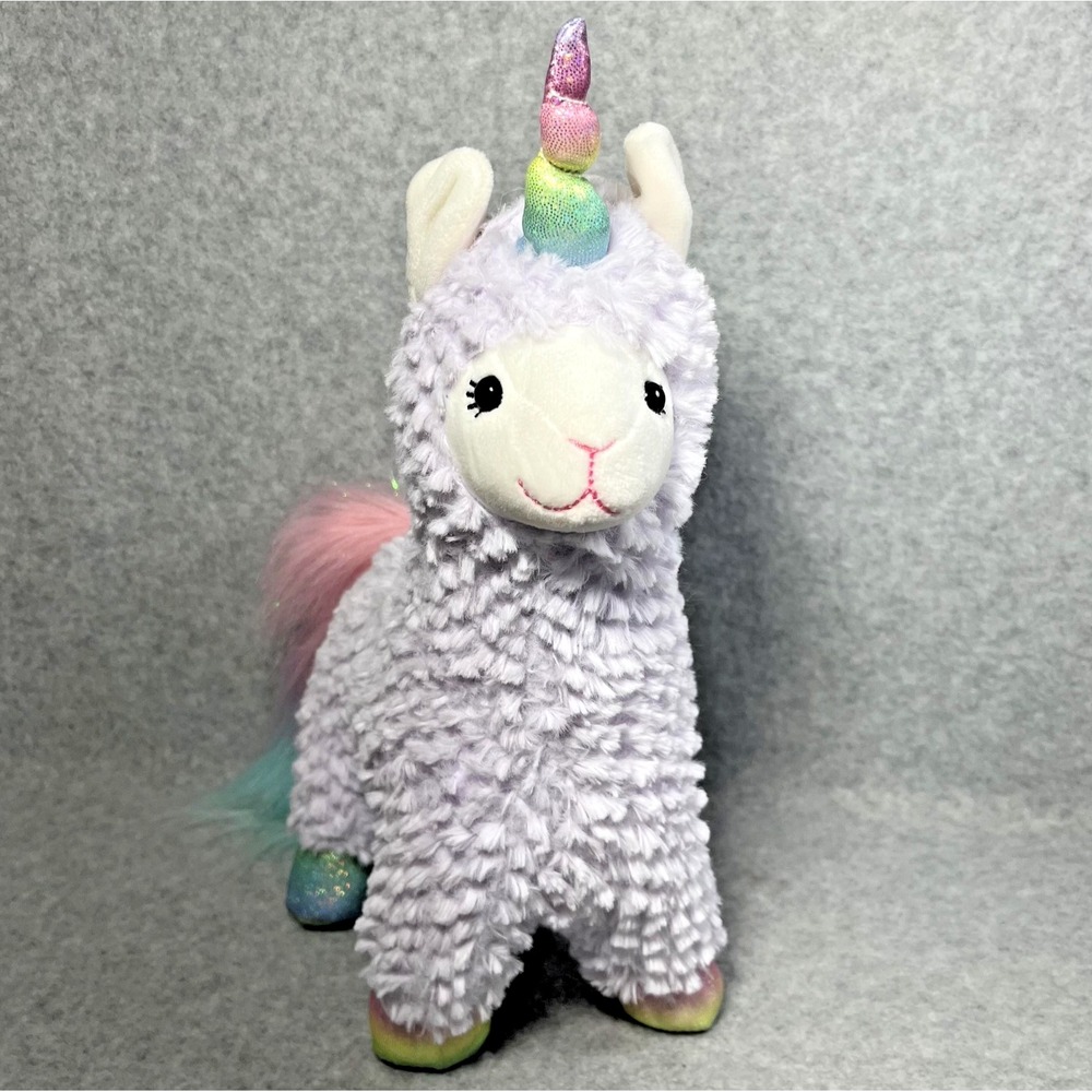 GUND‎ Sugar Plum Unicorn Plush Stuffed Animal Rainbow Tail Sparkle Hooves Pastel